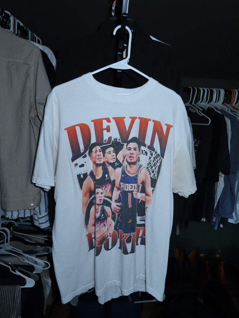 Devin Printed Graphic Crewneck T-Shirt - White